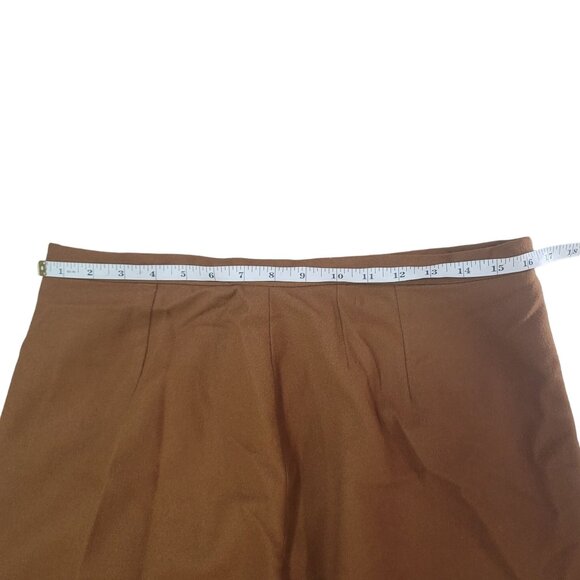 Pendleton Vintage Wool Pencil Skirt Size 20 Camel Brown - Picture 4 of 5